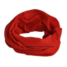 Polyester Microfiber Red Double Side Dyed Red Seamless Multifunctional Tube Scarf